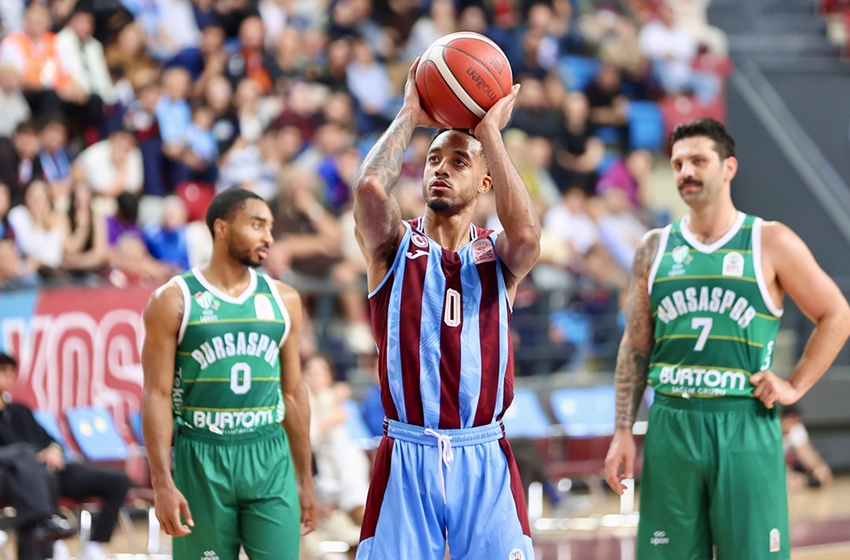 Trabzonspor-Bursaspor Basketbol: 79-85 (MAÇ SONUCU)