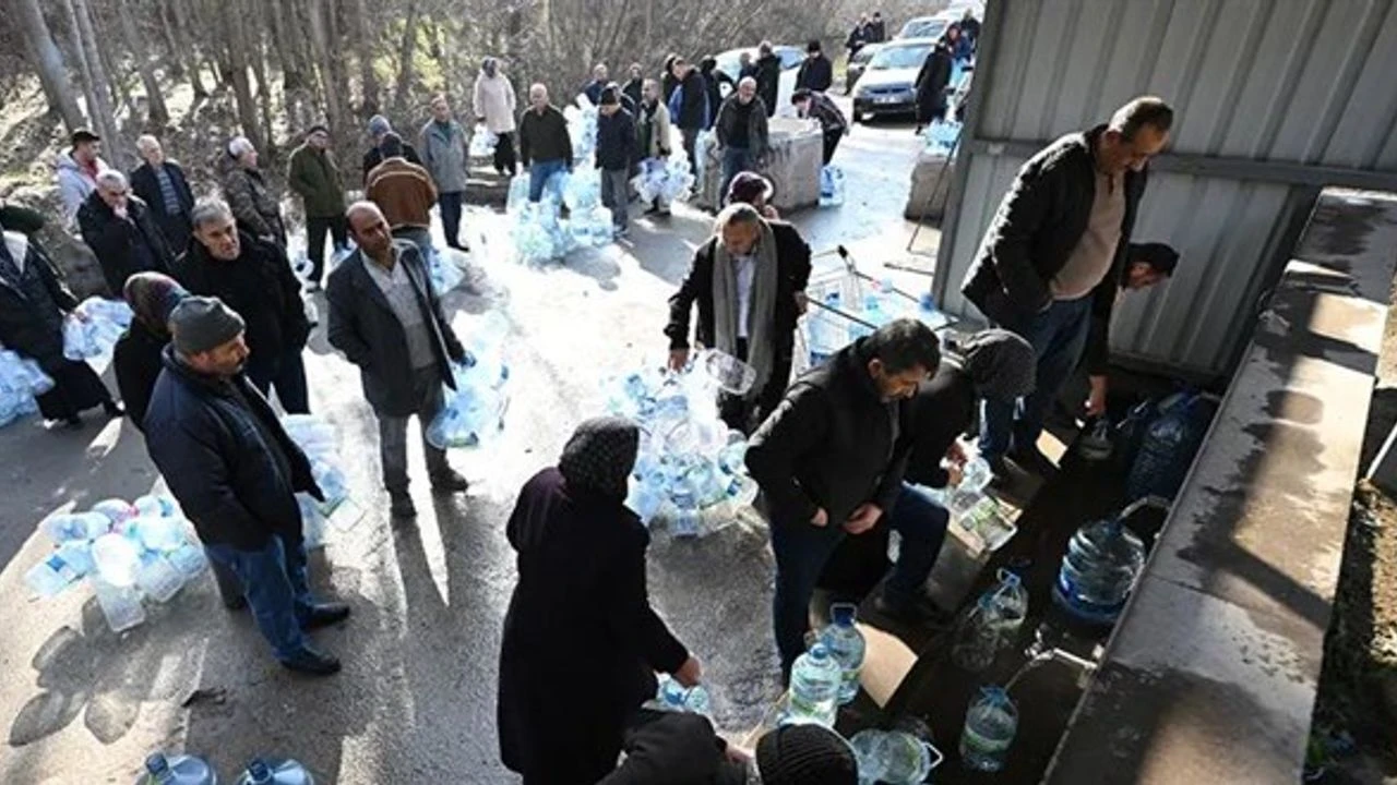 ankara nin bircok ilcesinde su kesintisi suruyor